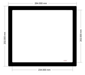 Picture of C623 - 264mm x 232mm