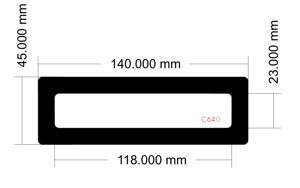 Picture of C640- 140mm x 45mm