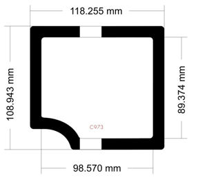 Picture of C973 - 118mm x 109mm