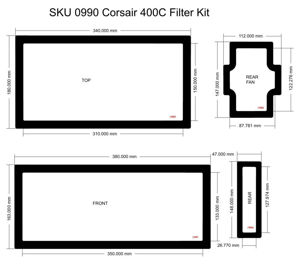 Picture of Corsair 400C Filter Kit