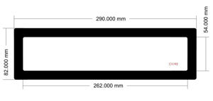 Picture of C1092 -  290mm x 82mm