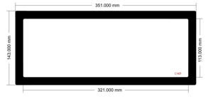 Picture of C1421 - 351mm x 143mm - Sliger SV590 Rear Filter