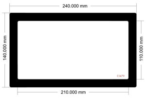 Picture of C1479 - 240mm x 140mm