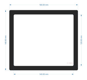 Picture of C1905 - 160mm x 140mm