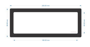 Picture of C2244- 200mm x 80mm