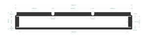 Picture of C2701 - 588mm x 88mm