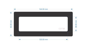 Picture of C2738  -  144mm x 60mm