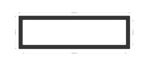 Picture of C2751 - 420mm x 125mm