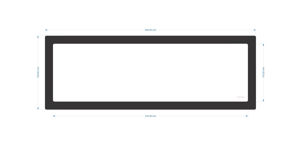 Picture of C2761 - 400mm x 140mm