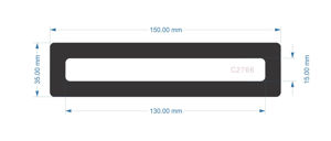 Picture of C2766 - 150mm x 35mm