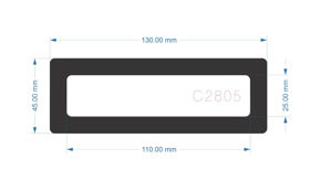 Picture of C2805 - 130mm x 45mm