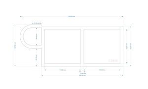 Picture of C2806 - 336mm x 137mm